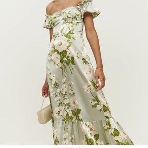 Reformation Sienna Silk Dress